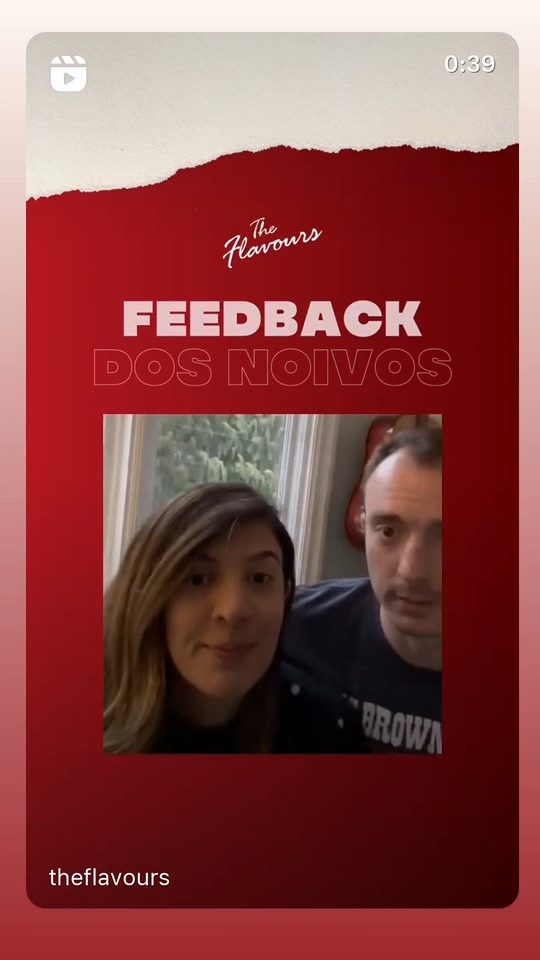 Iolanda e Felipe gravando depoimento sobre a The Flavours na Fazenda Villa Rica